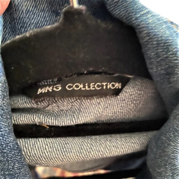 🌼host pick🌼 MNG distressed  frayed denim vest - Picture 6 of 13